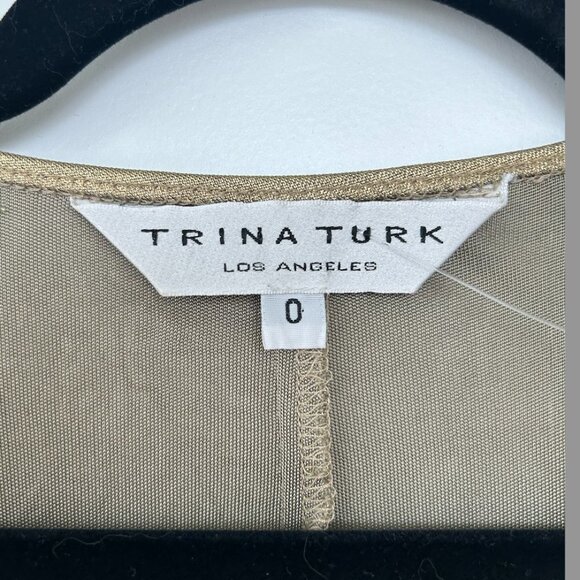 Trina Turk Gold Dress - Picture 7 of 16